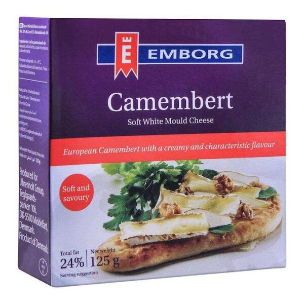 Queijo CAMEMBERT EMBORG 125gr