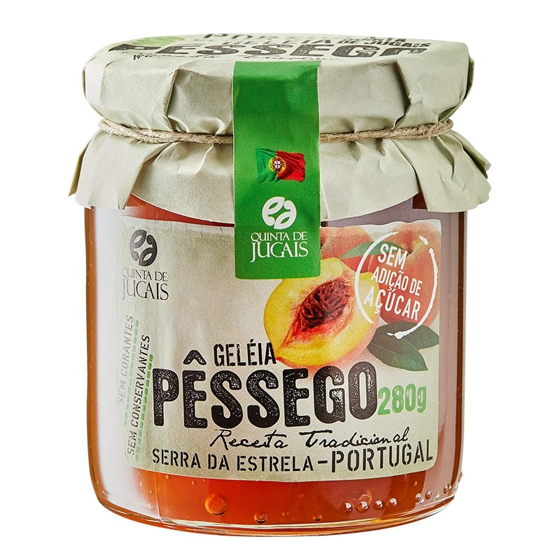 Geleia de Pêssego sem Açúcar Quinta de Jugais - Cantinho do Azeite