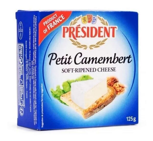 Queijo Petit Camenbert President 125gr