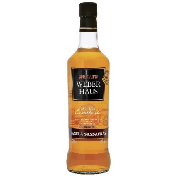 cachaca weber haus canela sassafras 700ml