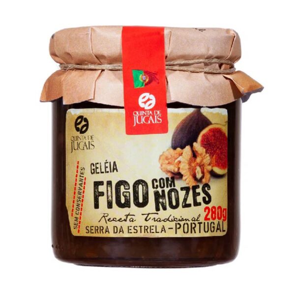 geleia de figo com nozes quinta de jugais 280gr