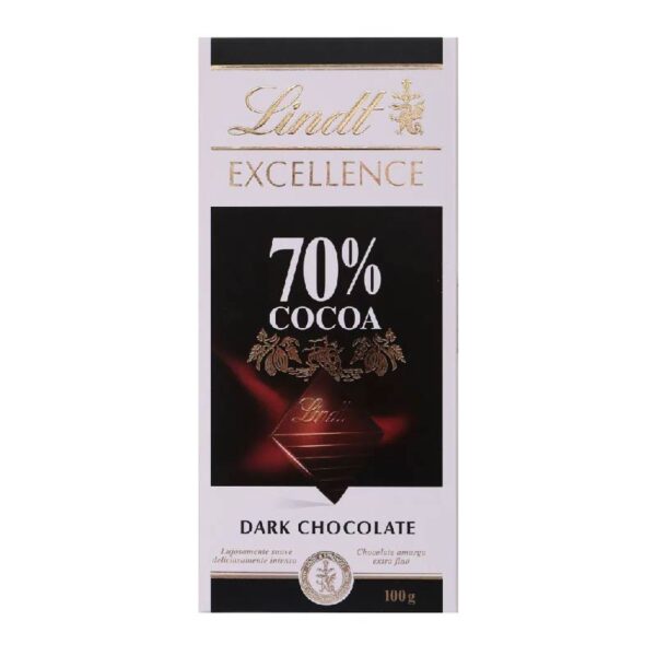 chocolates lindt dark 70 100gr