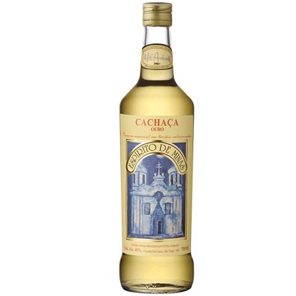 Cachaça Espirito de MInas Ouro 750ml