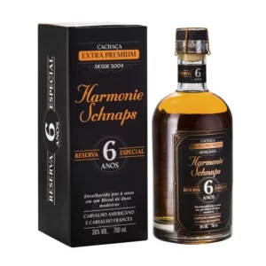 cachaca harmonie schnaps extra premium envelhecida 6 anos 700ml