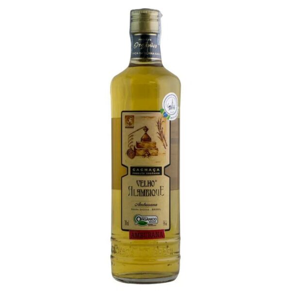 cachaca velho alambique amburana 700ml